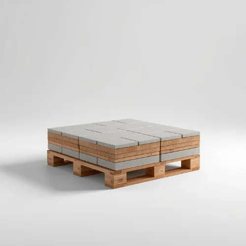 Pallet met tegels